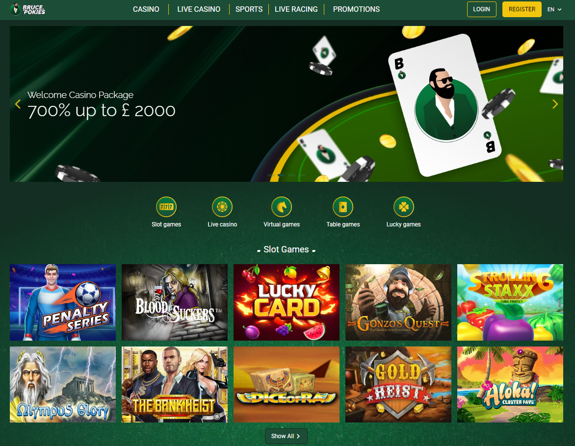 Discover the Thrills of Bruce Pokies Casino & Sportsbook